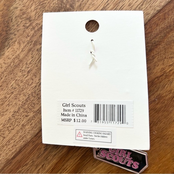 Girl Scouts life skills charm keychain - Picture 2 of 2